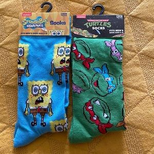 - MENS NOVELTY SOCKS SpongeBob Ninja Turtles